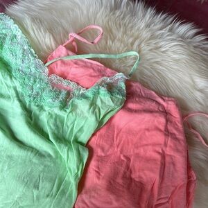 Two Super Soft Saint Grace Supima/Modal Camisoles, Sz 3